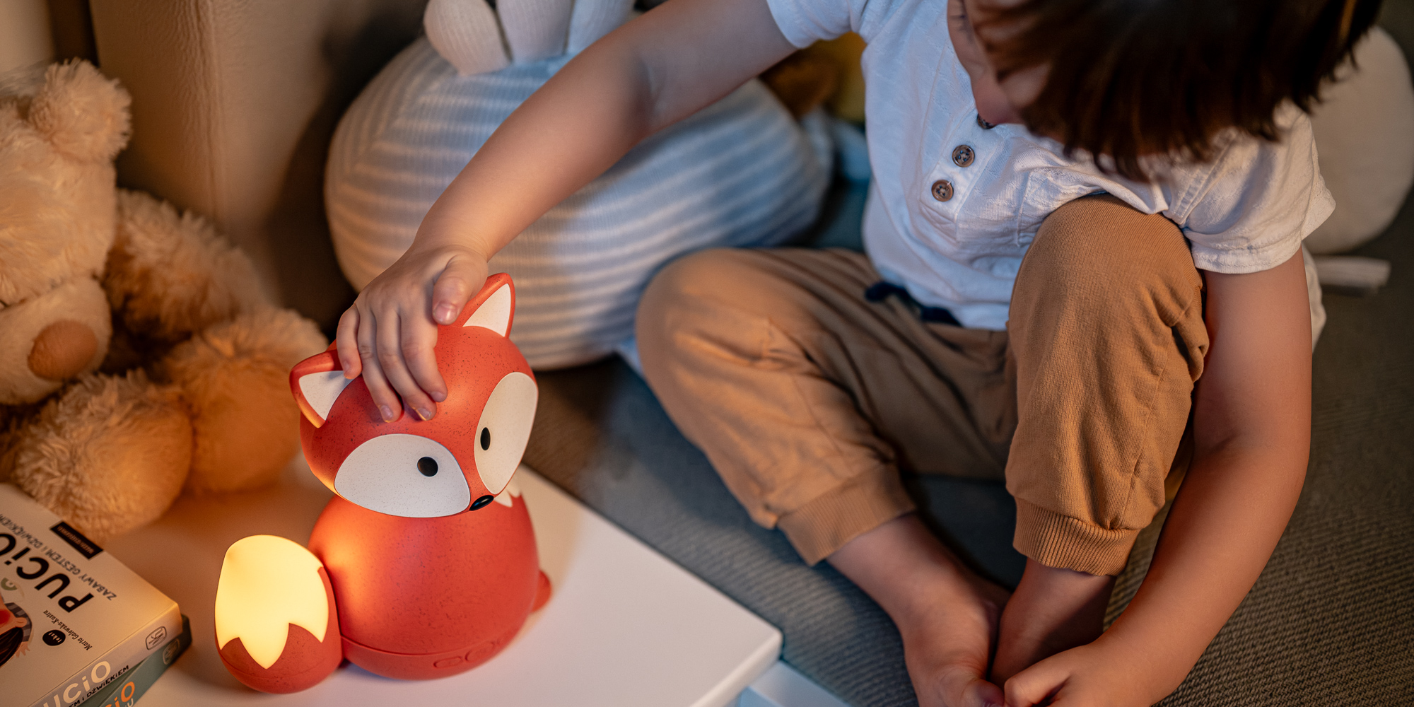 width=100% Dyfuzor zapachowy dla dzieci Humanas Dream Fox - rudy